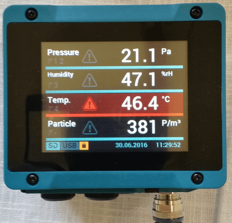 Touch Screen Process Indicator
